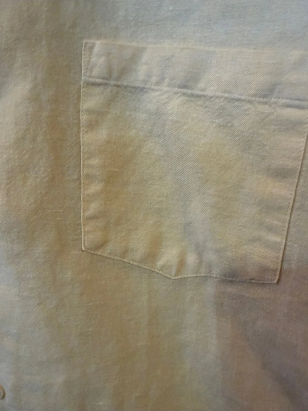 Banana Republic Men's Short-Sleeve Button-Down Shirt - Light Yellow